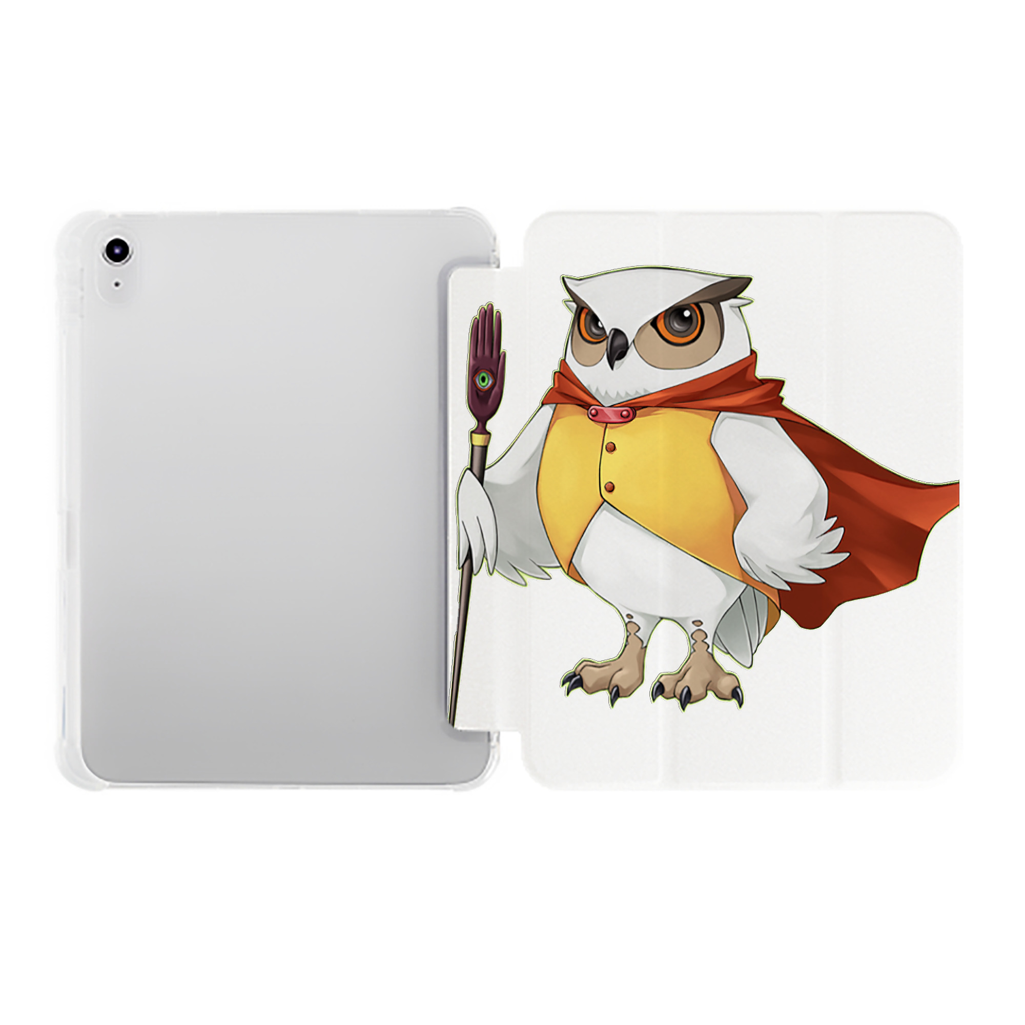 （画像用） 遊☆戯☆王 Yu-Gi-Oh! IPad ケース ペン収納付き 三つ折りスタンド PUレザー×シリコン 対応機種9.5/10.5/10.9インチ